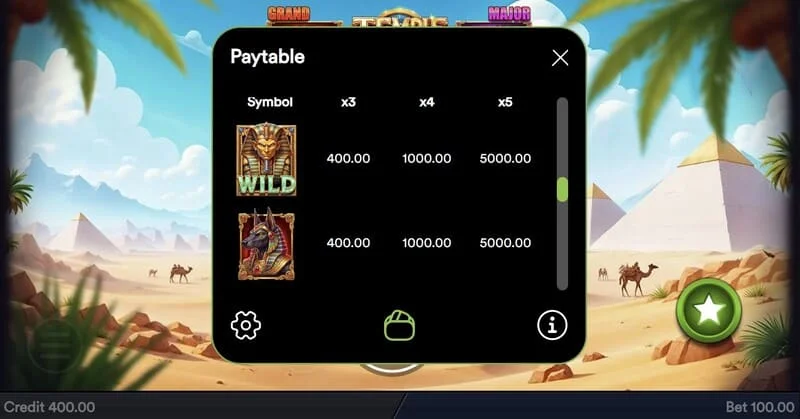 Temple of Treasures - aktivizimi i raundit Hold & Win me simbole Cash Collector